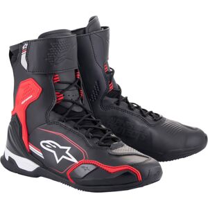 Alpinestars Superfaster Motorradschuhe - Schwarz Weiss Rot - 47 - unisex