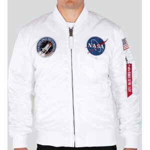 Alpha Industries MA-1 VF NASA LP Jacke - Weiss - L - unisex