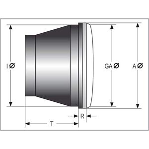 SHIN YO Nebelscheinwerfer-Einsatz 4 1/2 Zoll, geprägtes Glas, mit H3-Glühlampe. - unisex