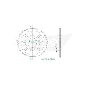 ESJOT Kettenrad, 45 Zähne, 428er Teilung (1/2x5/16) - unisex
