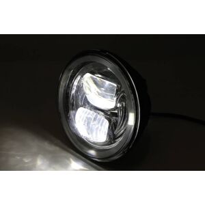 HIGHSIDER 5 3/4 Zoll LED-Scheinwerfer FRAME-R2 Typ 7, schwarz, seitliche Befestigung - Schwarz - unisex