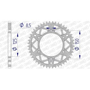 AFAM Aluminiumkrone Ultra-Light Anti-Schlamm 72304 - 520 - unisex