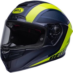 Bell Race Star Flex DLX Tantrum 2 Helm - Blau Gelb - S - unisex