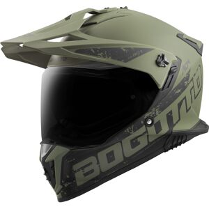 Bogotto FG-601 Fiberglas Enduro Helm - Grün - M - unisex