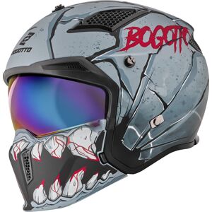 Bogotto Radic Onix 22.06 Helm - Schwarz Grau - XL - unisex