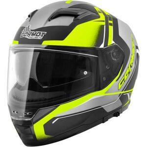 Germot GM 350 Dekor Helm - Schwarz Grau Gelb - XS - unisex