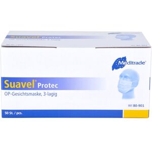 SUAVEL Protec OP-Maske 3lagig Typ II blau 50 St