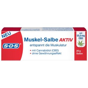 SOS MUSKEL-SALBE AKTIV aus natürlichem CBD Extrakt 20 ml