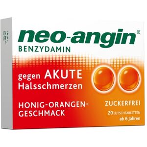 NEO-ANGIN Benzydamin akute Halsschmerz.Honig-Oran. 20 St