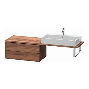 Duravit L-Cube Unterschrank LC582907979 82 x 47,7 cm, nussbaum natur, für Konsole, 2 Schubkästen