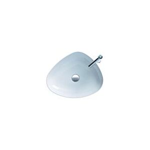 Duravit Cape Cod Aufsatzwaschtisch 2339502600 weiß/weiß seidenmatt, 50x40,5cm, ohne Überlauf