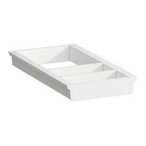 LAUFEN Space Ordnungssystem H4954031606311 20x4,5x37,4cm, für kleine Schubladen, weiß