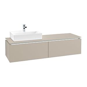 Villeroy und Boch Villeroy & Boch Legato Waschtischunterschrank B672L0VK 160x38x50cm, mit LED-Beleuchtung, Soft Grey