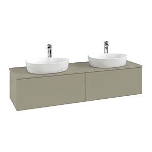 Villeroy und Boch Villeroy & Boch Antao Waschtischunterschrank 1600x360x500mm L39050HG mit Beleuchtung FK/AP: HG/0