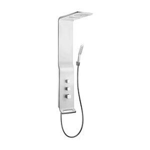 Hansgrohe Raindance Lift Duschpaneel 27008000 satin-chrom/chrom, Aufputz, Stabhandbrause