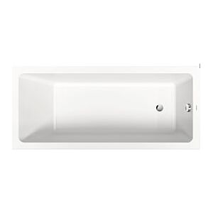 Duravit No.1 Basic Badewanne 700595000000000 rechteckig, 170x75cm, mit einer Rückenschräge, weiss