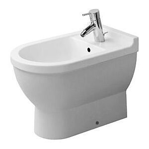 Duravit Starck 3 Stand Bidet 22301000001 weiss, wondergliss, mit Hahnloch und Überlauf