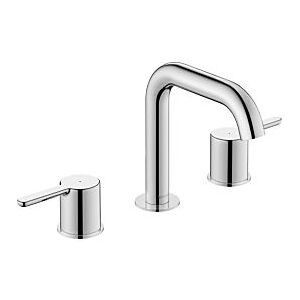 Duravit C.1 3-Loch Waschtischarmatur C1106000310 chrom, ohne Ablaufgarnitur, Ausladung 140mm