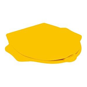 Geberit Kind WC-Sitz im Tierdesign 573367000 gelb, mit Absenkautomatik,Griff- und Stützfunktion