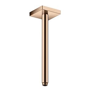 Hansgrohe Deckenanschluss 26438300 300 mm, polished red gold, eckig