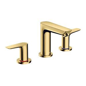 Hansgrohe Talis E Waschtisch-3-Loch-Armatur 71733990 mit Ablaufgarnitur, polished gold optic