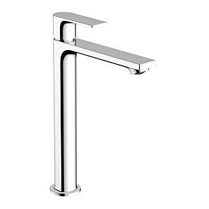 Hansgrohe Rebris E Waschtischarmatur 72591000 mit Zugstangen-Ablaufgarnitur, 4 l/min bei 3 bar, chrom