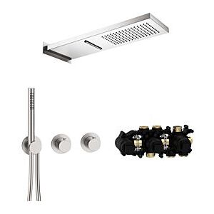 Herzbach MODUL7 Thermostat-Set T-MU2 70.703711.1.09 537x165mm Multi 2 Edelstahl