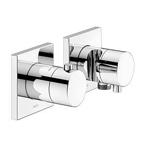 Keuco Edition 11 Brausethermostat 51153011232 chrom, 3 Verbraucher, Unterputz Montage, mit Wandanschlußbogen und Brausehalter