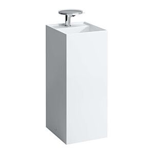 LAUFEN Kartell Waschtisch 8113310001581, weiß, 37,5x43,5x90cm, freistehend, 3 Hahnlöcher