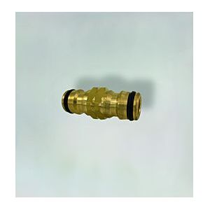 Fukana Doppelstecker Schlauchverbinder 33051 messing, für Gardena Schlauchkupplungen