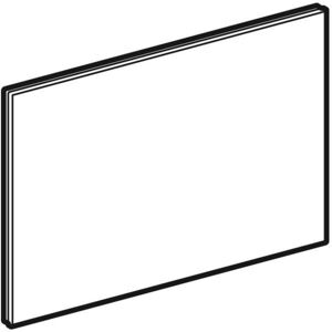 Geberit Sigma80 Ersatzteil, Betätigungsplatte Glas verspiegelt 242618SM1