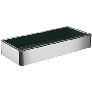 emco Loft Seifenkorb mit Kunststoff einsatz 220 x 36 x 101 mm, chrom / schwarz, 054500502 054500502