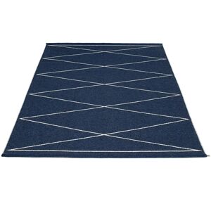 pappelina Max Outdoor-Teppich - dark blue / vanilla 180 x 260cm