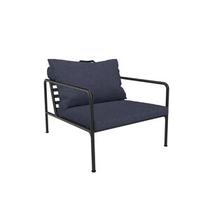 Houe Avon Outdoor Loungesessel schwarz dunkelblau