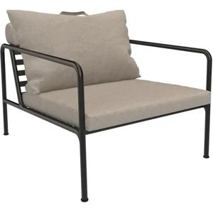 Houe Avon Outdoor Loungesessel schwarz taupe