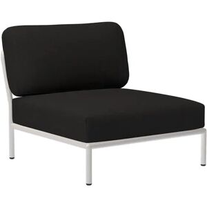 Houe Level Outdoor Loungesessel muted white schwarz