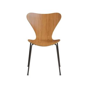 Fritz Hansen Serie 7 Stuhl 3107 mit natürlichem Furnier braun bronze Kirsche