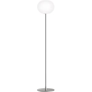 Flos Glo-Ball F2 Stehleuchte silber