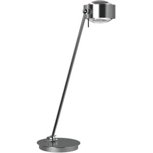 Top Light Puk Maxx Table Halogen Tischleuchte 60cm Standard-Fassung chrommatt Linse klar / Linse klar