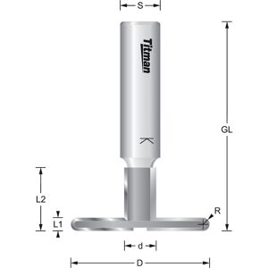 Titmann T-Nut Radiusfräser