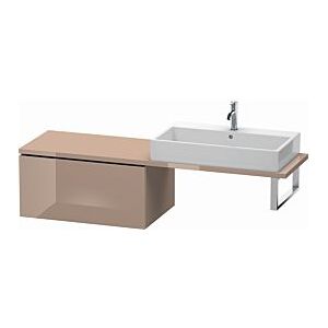 Duravit L-Cube Unterschrank LC583408686 82 x 54,7 cm, cappuccino hochglanz, für Konsole, 1 Auszug