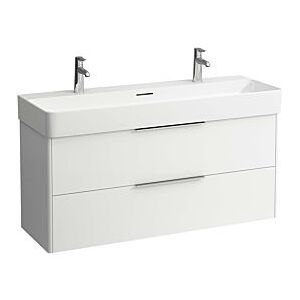 LAUFEN Base für VAL Waschtischunterschrank H4024721102601, 118x53x39cm, 2 Auszüge, weiß matt