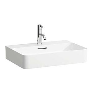 LAUFEN VAL Waschtisch 8102830001081, 60x42cm, 3 Hahnlöcher und Überlauf, Saphirkeramik