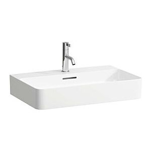 LAUFEN VAL Waschtisch 8102840001081, 65x42cm, 3 Hahnlöcher und Überlauf, Saphirkeramik