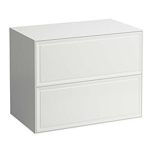 LAUFEN The new classic Schubladenelement/Sideboard H4060160856281 77,5x60x45,5cm, 2 Schubladen, Sideboard ohne Ausschnitt, geschwärzte Eiche