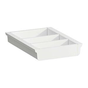 LAUFEN Space Ordnungssystem H4954011606311 20x4,5x27,4cm, für kleine Schubladen, weiß