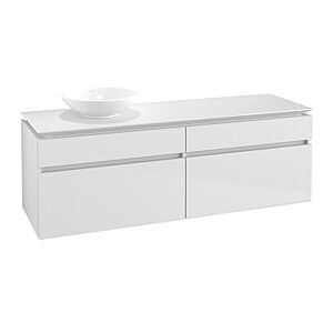 Villeroy und Boch Villeroy & Boch Legato Waschtischunterschrank B67300DH 160x55x50cm, Glossy White