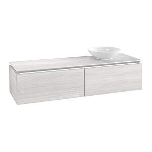 Villeroy und Boch Villeroy & Boch Legato Waschtischunterschrank B674L0E8 160x38x50cm, mit LED-Beleuchtung, White Wood