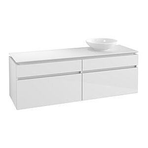 Villeroy und Boch Villeroy & Boch Legato Waschtischunterschrank B67500DH 160x55x50cm, Glossy White