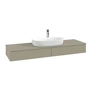 Villeroy und Boch Villeroy & Boch Antao Waschtischunterschrank 1600x190x500mm L14050HG mit Beleuchtung FK/AP: HG/0